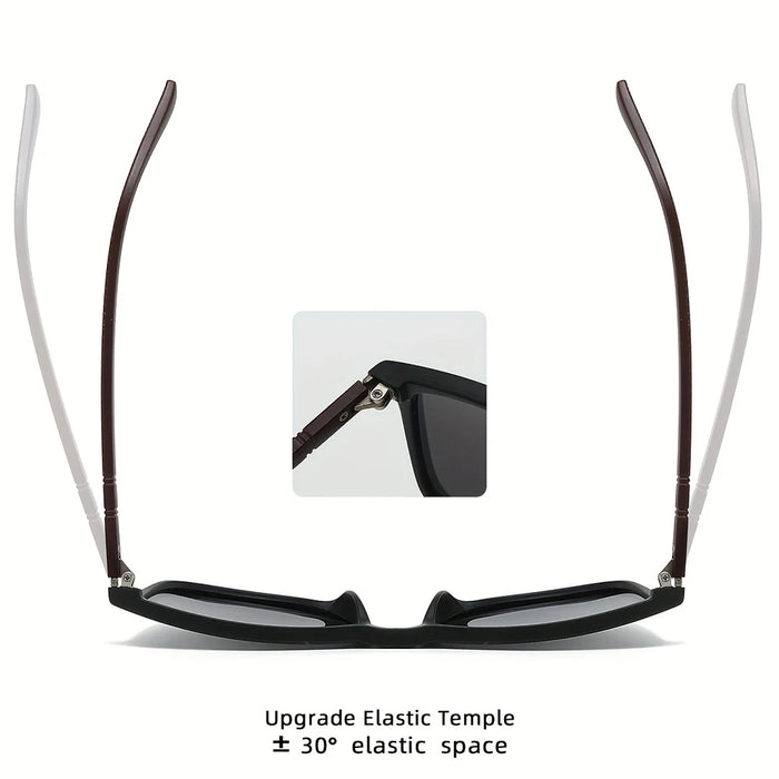 1_2pcs Luxury Square Vintage Polarized Cycling Sunglasses UV400 Men Women Fashion Eyewear Travel Driving Fishing Sun Glasses