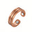 Trendy Punk Magnetic Therapy Pure Copper Rings for Women Men Anti Snoring Ring Power Slimming Health Care Jewelry