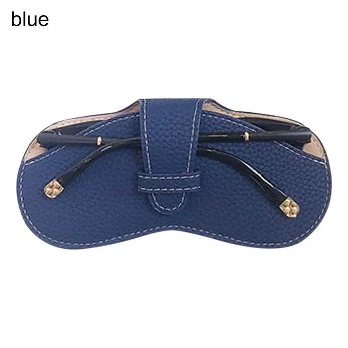 2023 Fashion Simple Portable Glasses Bag PU Leather Sunglasses Box Storage Bag Anti Pressure Eyeglasses Protective Cover