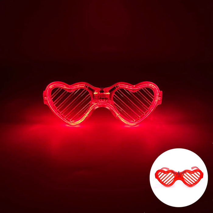 Nouvelles lunettes lumineuses LED sans fil pour festival, rave, soirée, lunettes de soleil mosaïque lumineuses néon, lunettes de club disco