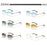 HBK Frameless Metal Sunglasses Men Wave Cutting Sun Glasses for Women Travel Shopping Shades Eyeglass UV400 Summer Style