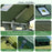 Easy to Set-Up Inflatable Camping Tent with Manual Pump Windproof Inflatable Tent for Outdoor Adventure