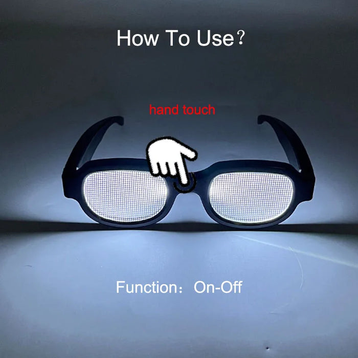 Gafas LED de Detective Conan, accesorios de cosplay de anime, gafas luminosas para fiestas de Halloween, raves, bares, espectáculos en vivo