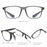 ZENOTTIC Lunettes de vue de sport carrées Myopie Lunettes de mode Photochromiques Progressives Optiques pour Hommes Femmes