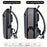 Guangzhou-made single-piece men's solid color expandable business backpack with durable zipper and multiple compartments
