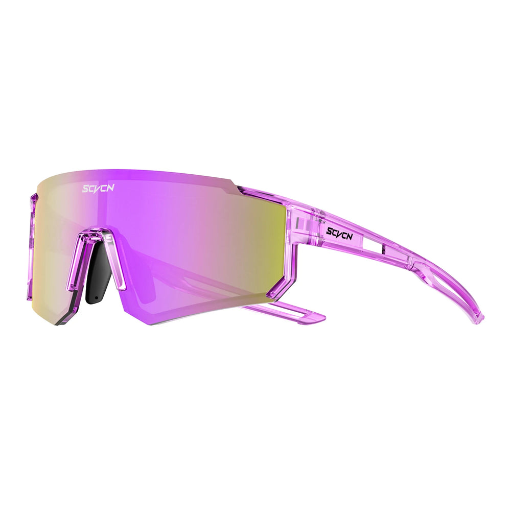 SCVCN Fashion Outdoor Cycling Sunglasses Men MTB Bike Glasses Sports Hiking Mountain Women Bicycle Cycling UV400 Goggles