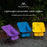 Juego de sillas de camping plegables, sillas plegables ligeras, sillas lunares ultraligeras para mochileros para jardín, picnic, playa, pesca