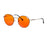 SHINU Lunettes rondes anti-lumière bleue verres de protection lunettes femme Orange rouge lunettes y2k Anti-lumière verte pour un bon sommeil