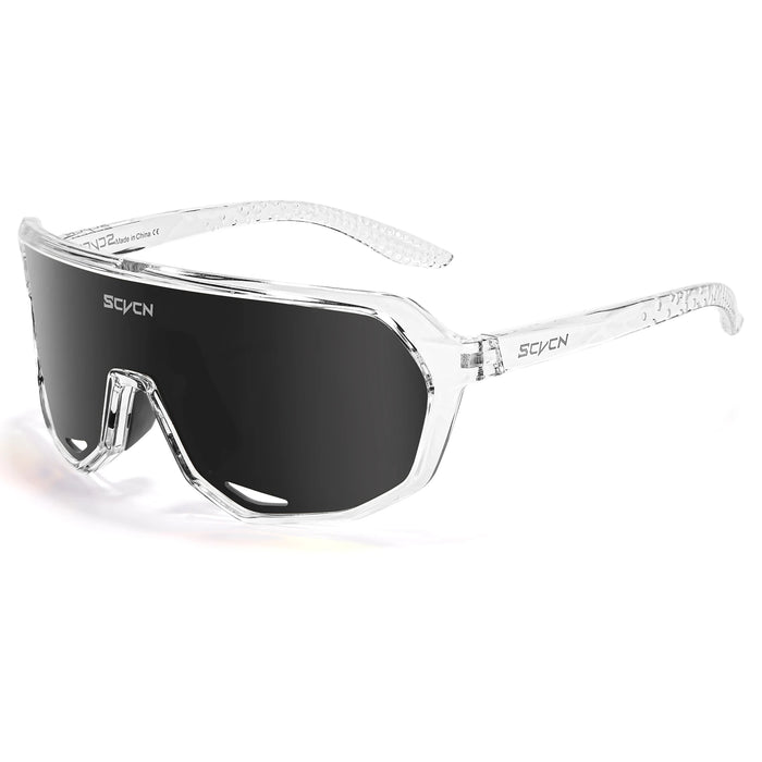 SCVCN Men Cycling Glasses Photochromic Sunglasses for Mountain Bike Road Bicycle Eyewear Pock Cycle Goggles UV400 Polarized MTB