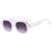 Nuevas Gafas de Sol Cuadradas de Doble Puente Retro para Mujer Diseño de Tonos Degradados Gafas de Sol de Alta Calidad para Hombre Protección UV400