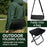 Lightweight Durable Adult Multifunctional Folding Camping Chair 200kg Strong Bearing Capacity Outdoor Chair for Fishing Camping