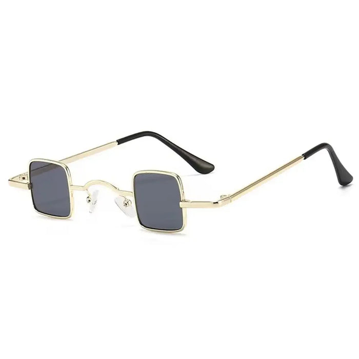 Fashion Small Square Sunglasses Ultra Light Metal Frame Hip Hop Punk Sun Glasses Candy Color Sunglasses Shades for Women Men