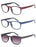 MODFANS Wood Look Reading Glasses Men Women Round Sun Readers Eyeglasses Frame Vintage Spring Hinge with Diopter +0.5 to +5.0