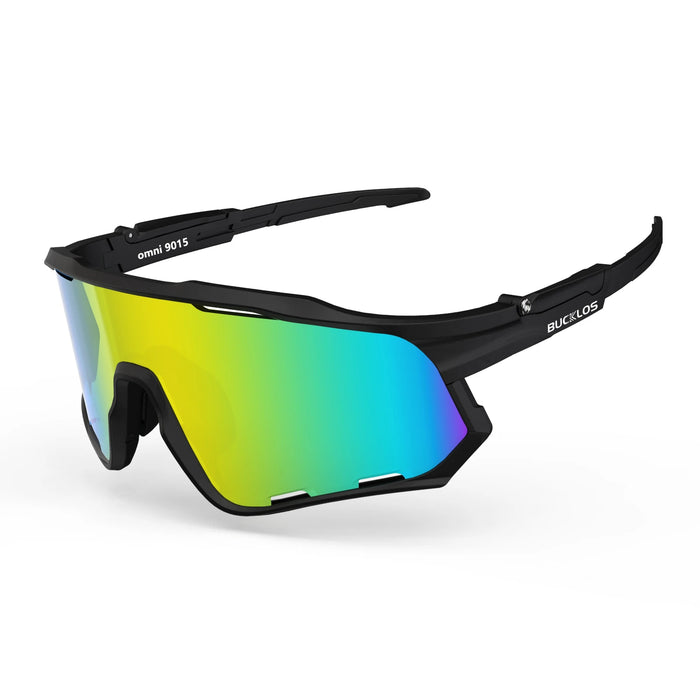 BUCKLOS Polarized Cycling Glasses UV400 Road Mountain Bike Goggles TR-90 Frame Windproof Outdoor Sports Eyewear Cycling Parts