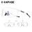 Kapvoe Photochromic Sunglasses Men Cycling Glasses UV400 MTB Clear Mountain Bike Transition Bicycle for Women Sports Eyewear