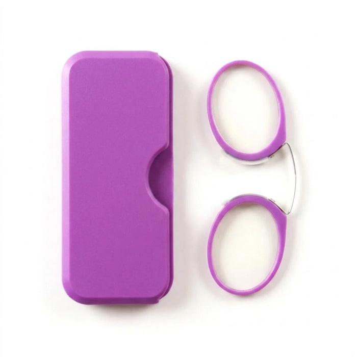 Portable Nose Clip Reading Glasses Men Women Mini Legless Presbyopic Eyeglasses Stick On Phone Case Wallet Pocket Reader Glasses