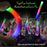 1-100Pcs LED Glow Sticks Bulk Colorful RGB Glow Foam Stick Cheer Tube Dark Light for Xmas Birthday Wedding Party Supplies