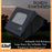 MOUNTAINHIKER 6.3㎡ Starry Sky Pattern Inflatable Tent Black Observation Skylight Quick Setup Outdoor Camping for 3/4 People Anti