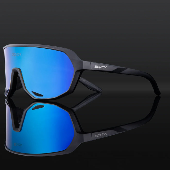 Scvcn Cycling Glasses Photochromic Mens Bike Sunglasses for Mountain Bicycle Eyewear Cycle Goggles Sports UV400 Polarized MTB