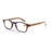 Reading Glasses for Men Women Fashion Wood-Look Plastic Eyeglass Frame Spring Hinge Stylish Readers Magnifying Glass Eyewear