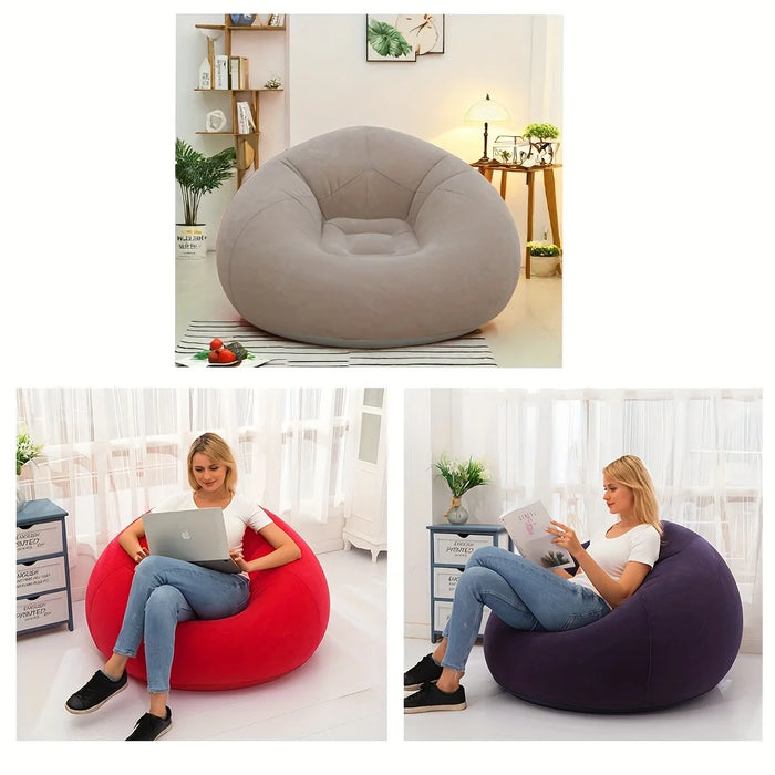 Silla plegable versátil de 1 pieza con carga: suave, duradera, para interior/exterior, fácil de guardar. ¡Perfecta para el hogar, el jardín o para viajar!