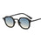 Fashion Small Square Sunglasses for Women Men Retro Tea Brown Punk Shades Vintage Trendy Driving Sun Glasses