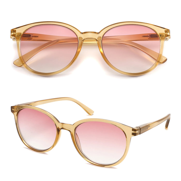 Reading Sunglasses For Women Men Square Classic Frame for Outdoors Use Sun Glasses Readers Eyeglasses with Diopter Spring Hinge