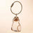 Transparent Dog Fur Storage Pendant Handmade Design DIY Backpack Accessories Portable Souvenirs Keychain Fur Storage Capsule