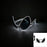 Lunettes lumineuses pour artistes de boîte de nuit Lunettes LED Fête Danse Rave Noël 6V LED Lunettes de soldat futuristes Lumières néon