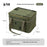 Bolsa de camping táctica aislada e impermeable de 30L/42L/56L, caja de almacenamiento plegable para vajilla de pícnic al aire libre, batería de cocina de campo de gran capacidad.