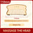 Copper guasha plate pure brass household scalp universal massage comb Mammary Scraping comb body massage tool