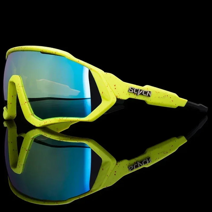 SCVCN-New Style Sunglasses Bicycle Eyewear Mountain Bike Cycl Goggles UV400 MTB Road for Men Photochromic Sport Cycling Glasses