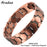 ARADOO Vintage Pure Copper Cross Men's Bracelet Magnetic Therapy Bracelet