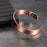 Vinterly Pure Copper Bracelets for Women Men 10mm Wide Adjustable Cuff Copper Magnetic Bangles Arthritis Healing Energy Jewelry