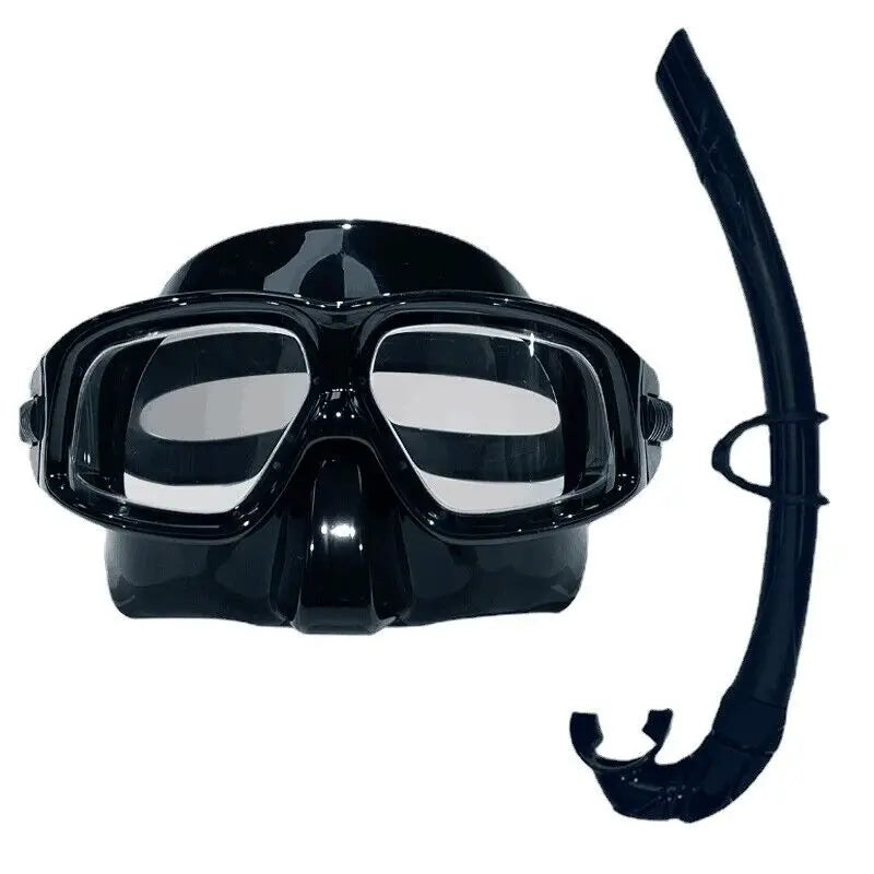 Diving Mask Free Diving Surface Mirror High Definition Anti-Fog Lens Snorkeling Mask Equipment