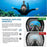 Professional Snorkeling Diving Mask Underwater Scuba Full Face Snorkel Mask Anti Fog Goggles for Kids Adult Swimming Equipment