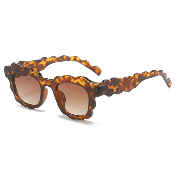 Gafas de sol cuadradas populares Ins para mujer, retro, estilo punk, de marca, tonos femeninos, protección UV400, gafas de sol de lujo para hombre, tendencia