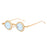 Nouvelles lunettes de soleil rondes rétro deux en un en titane pur pour femme, style Y2K, personnalité steampunk, haute qualité, pour homme, Gafas De Sol UV400