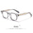 HBK Retro Square Glasses Frames Men Flat Lenses Anti Blue Light TR90 Eyeglass Frames High-Quality Reading Eyeglasses for Women