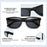 Gafas de sol de lectura extragrandes Adecuadas para hombres y mujeres Montura cuadrada clásica Para uso en exteriores Con lentes graduadas.