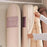 1 housse de rangement pour doudoune, sac de compression pour vêtements suspendus, sac de rangement visible pour vêtements, organisateur de garde-robe