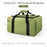 BISINNA Outdoor Camping Bag 26L/30L/42L Folding Gas Tank Storage Bag Picnic Cookwre Container Camp Supplies Adjustable Partition