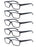 Gafas de Lectura para Hombre y Mujer, Diseño Cuadrado, Montura de Alta Calidad, Lentes de Lectura con Bisagra de Resorte, Gafas de Sol de Lectura +1.0~+4.0