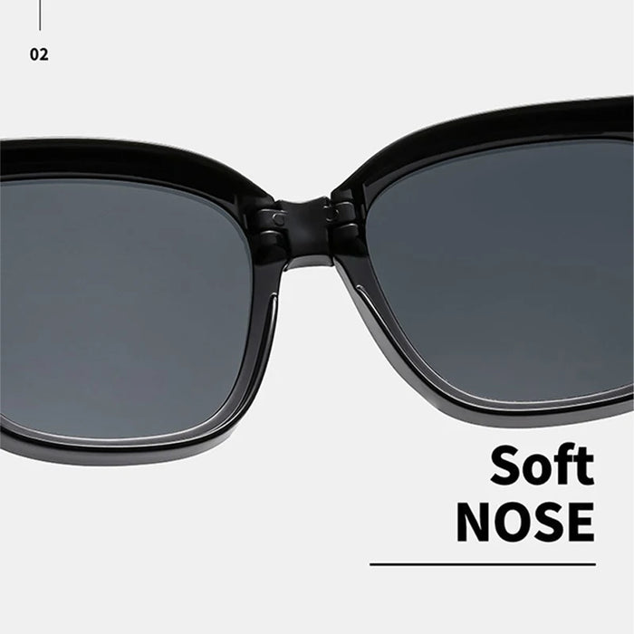 Foldable prescription sunglasses, simple and versatile, unisex, foldable sunglasses for driving.