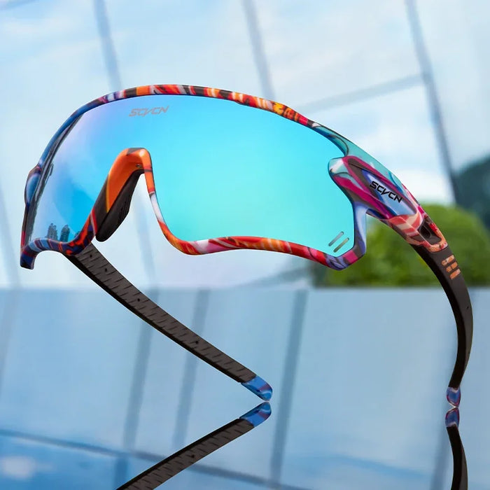 SCVCN New Cycling Glasses UV400 Polarized Bicycle Goggles Man Woman Sports Runing Skiing Riding Sunglasses MTB Bike Eyewear