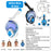 JUNHAIINS 180° View Full Face Snorkel Mask Scuba Diving Mask for Adult Goggles Underwater Transparent Swimming Sunshade Lens