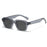 Ins Gafas de Sol Cuadradas de Moda Populares Mujer Retro VERDE Tonos UV400 Hombre Gafas de Sol de Tendencia