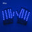 Lunettes lumineuses pour artistes de boîte de nuit Lunettes LED Fête Danse Rave Noël 6V LED Lunettes de soldat futuristes Lumières néon