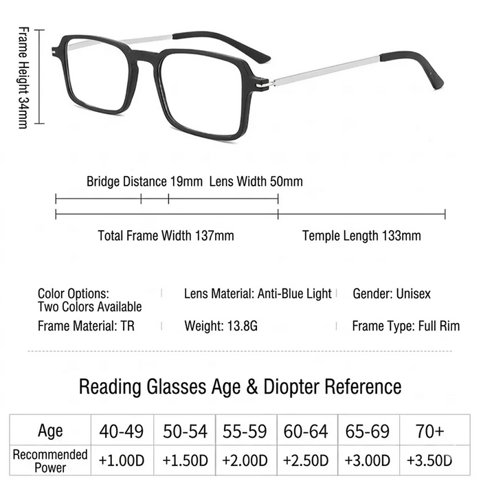 Ultra Thin Reading Glasses With Phone Case Stand Portable Stick On Phone Back Blocking Computer Readers Eyeglasses For Men Women