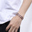 ARADOO Copper Bracelet for Men 100% Pure Copper Magnetic Link Bracelets Jewelry Gift with Adjustable Sizing Tool